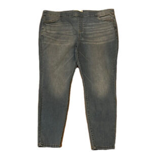 SONOMA womens pull on jeans size 24W long.